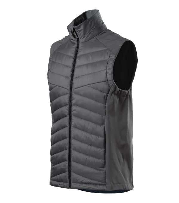 Cross 557 Hybridná vesta pánska — light anthracite