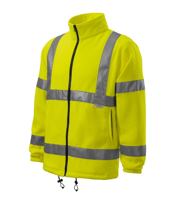 HV Fleece Jacket 5V1 Fleece unisex — fluorescenčná žltá