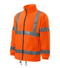 HV Fleece Jacket 5V1 Fleece unisex — fluorescenčná oranžová