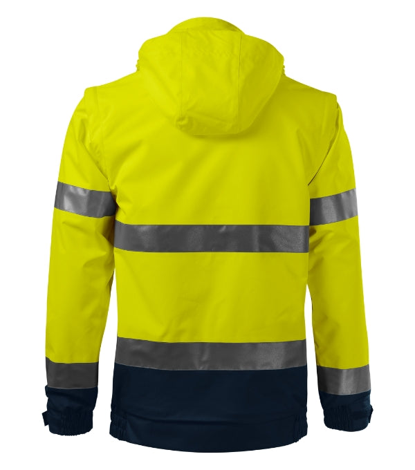 HV Guard 4 in 1 5V2 Bunda unisex — fluorescenčná žltá