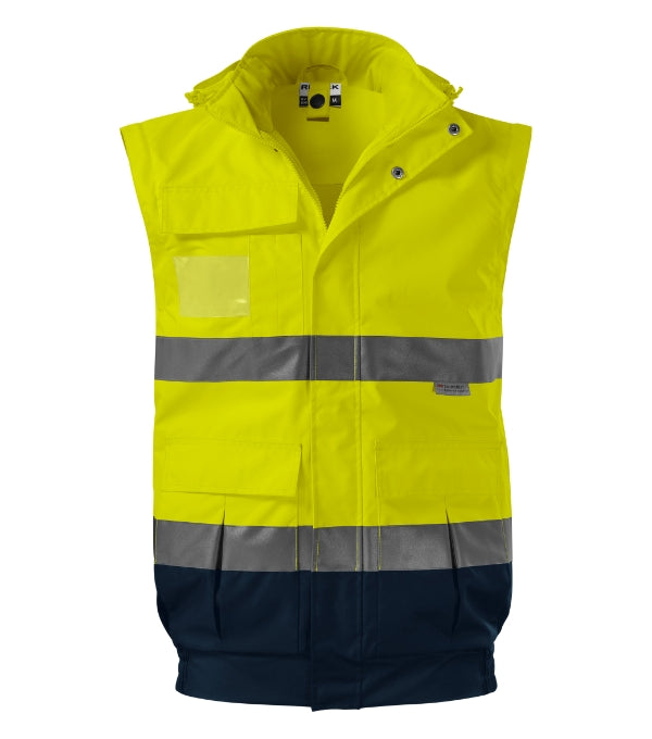 HV Guard 4 in 1 5V2 Bunda unisex — fluorescenčná žltá