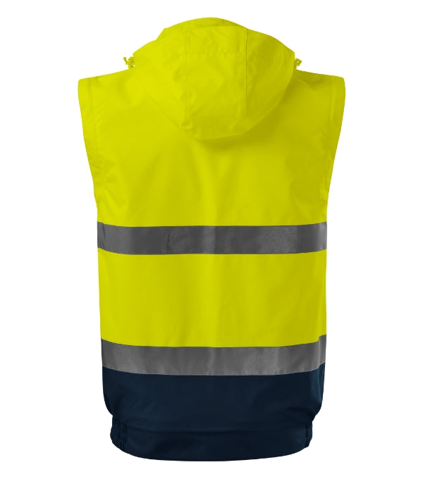 HV Guard 4 in 1 5V2 Bunda unisex — fluorescenčná žltá