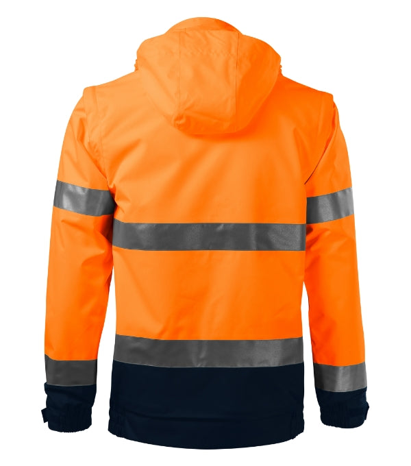 HV Guard 4 in 1 5V2 Bunda unisex — fluorescenčná oranžová