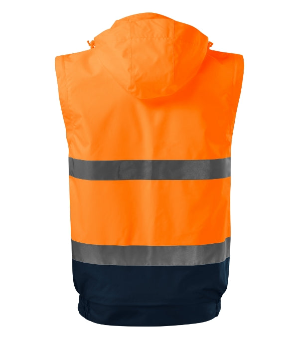 HV Guard 4 in 1 5V2 Bunda unisex — fluorescenčná oranžová