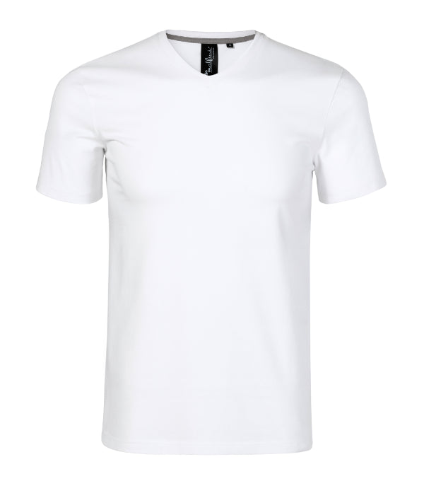 Action V-neck 700 Tričko pánske — biela