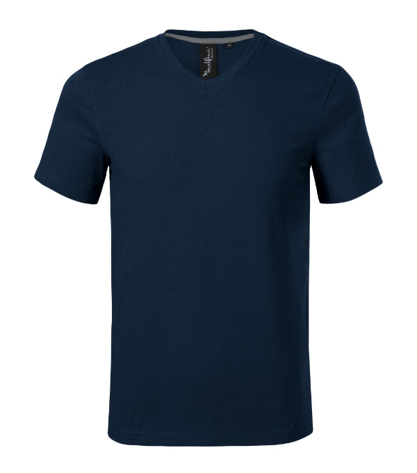 Action V-neck 700 Tričko pánske — tmavomodrá