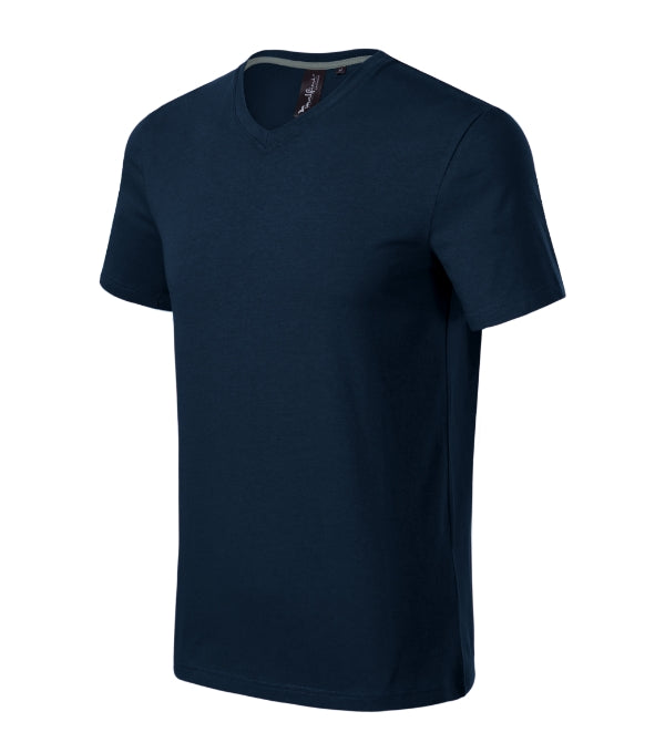 Action V-neck 700 Tričko pánske — tmavomodrá