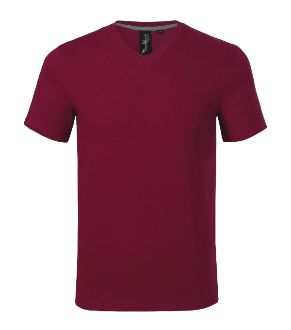 Action V-neck 700 Tričko pánske — garnet