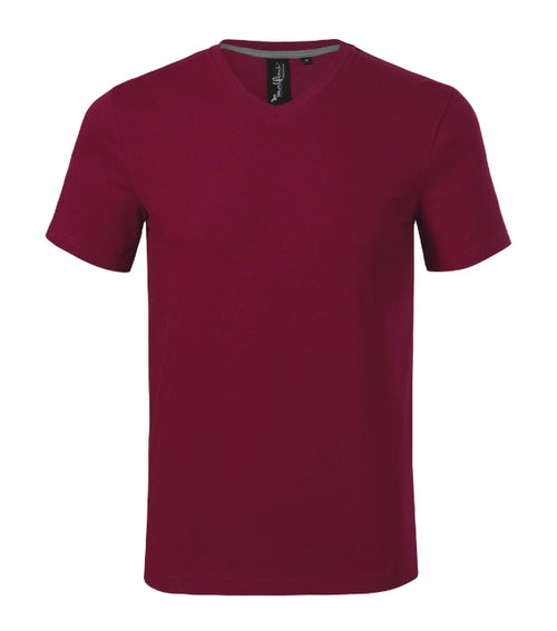 Action V-neck 700 Tričko pánske — garnet