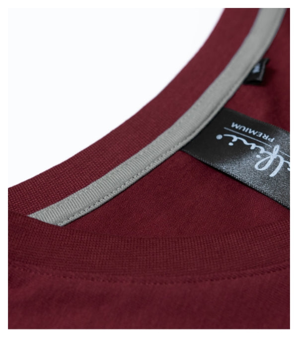 Action V-neck 700 Tričko pánske — garnet