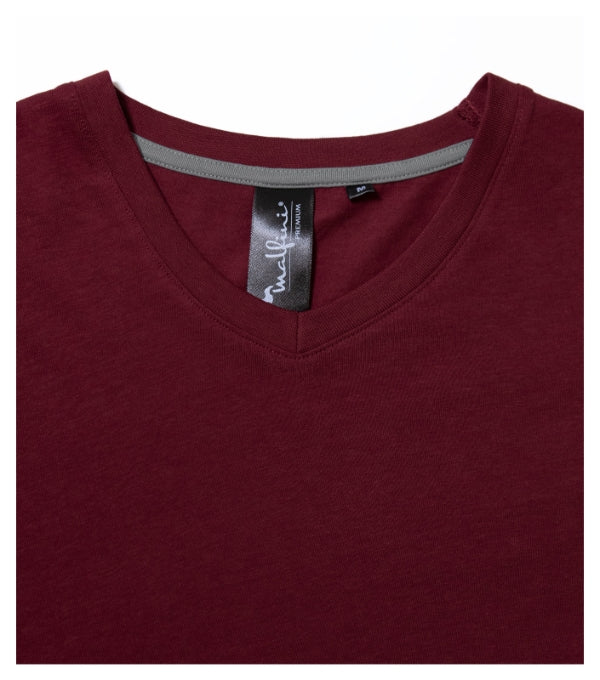 Action V-neck 700 Tričko pánske — garnet