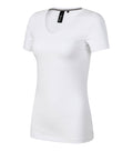 Action V-neck 701 Tričko dámske — biela