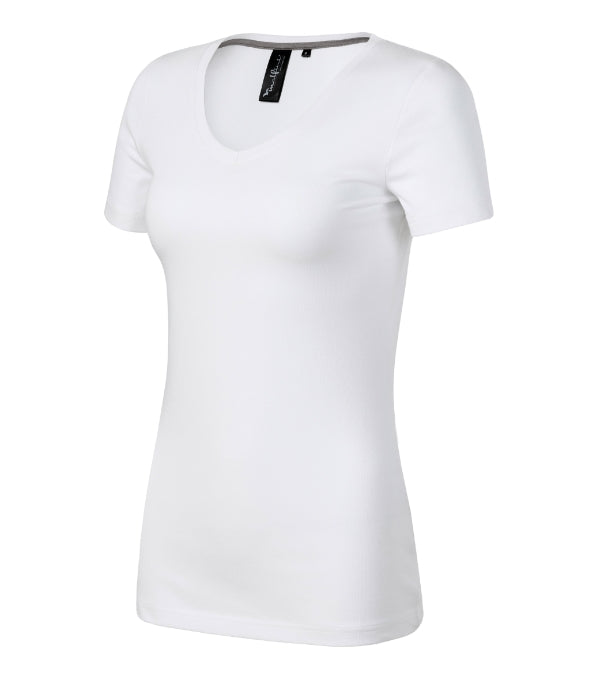 Action V-neck 701 Tričko dámske — biela