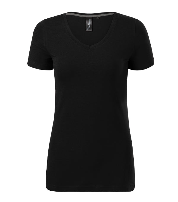 Action V-neck 701 Tričko dámske — čierna