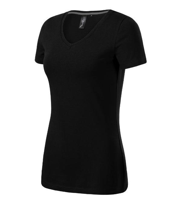 Action V-neck 701 Tričko dámske — čierna