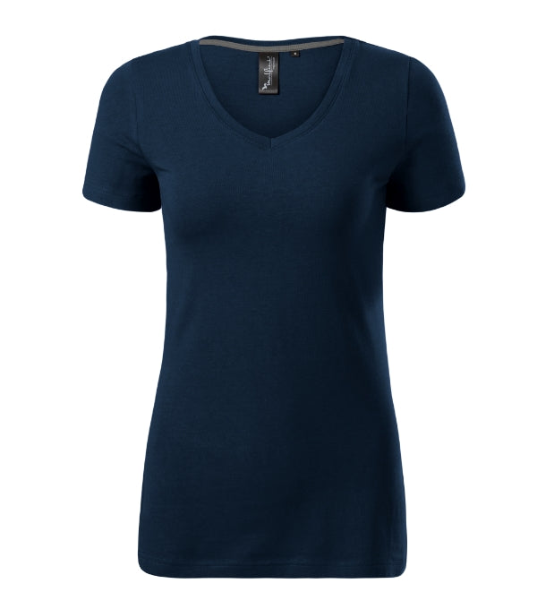 Action V-neck 701 Tričko dámske — tmavomodrá