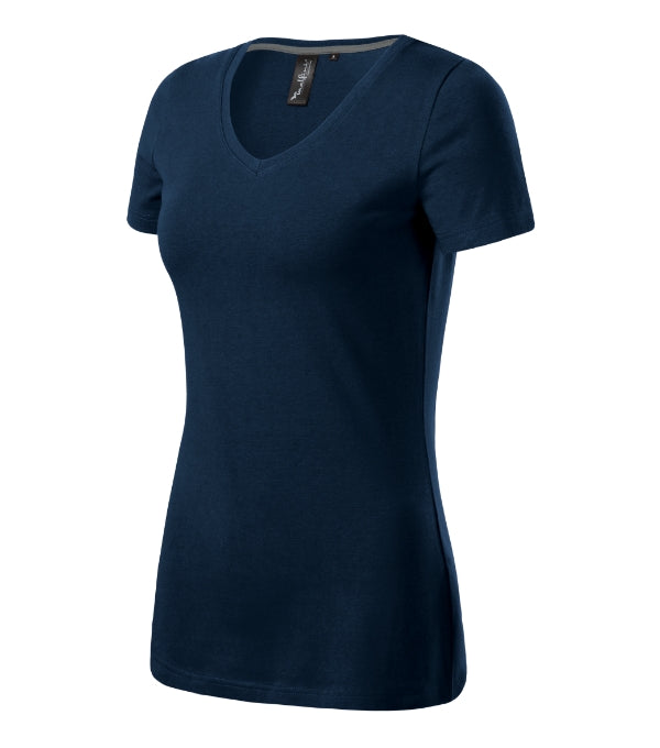Action V-neck 701 Tričko dámske — tmavomodrá