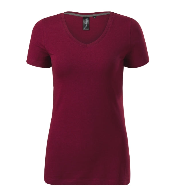 Action V-neck 701 Tričko dámske — garnet