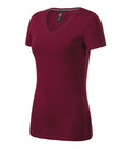 Action V-neck 701 Tričko dámske — garnet
