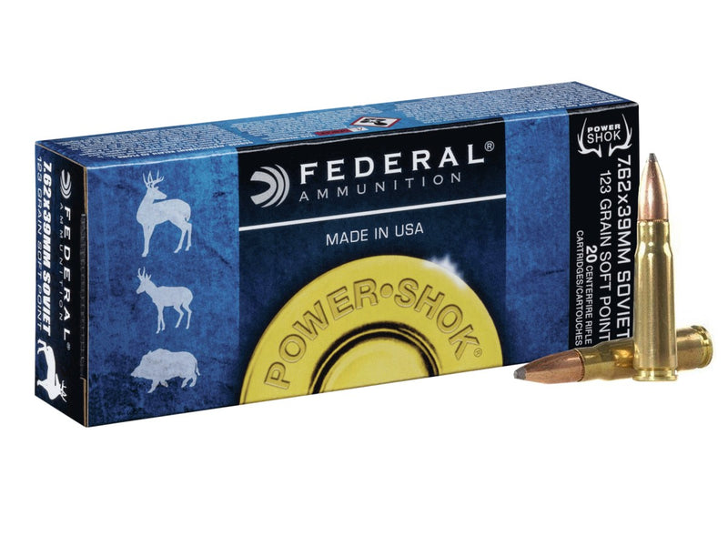 7,62x39 Federal Power-Shok 123gr/7,97g SP (76239B)