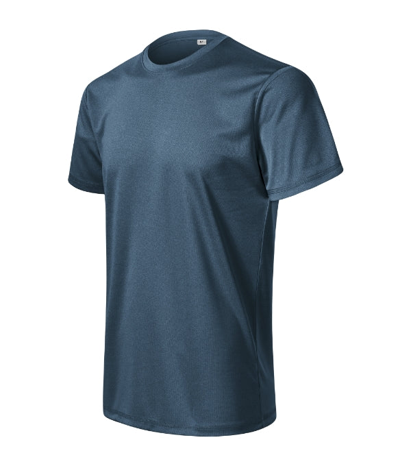 Zoom 817 Tričko pánske — tmavý denim melír