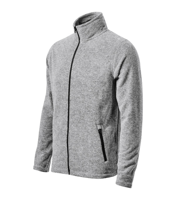 Factor 852 Micro fleece pánsky — strieborný melír