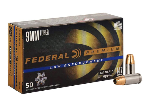 9mm Luger Federal Premium Personal Defense HST 147gr/9,53g JHP (P9HST2)