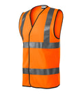 HV Bright 9V3 Bezpečnostná vesta unisex — fluorescenčná oranžová