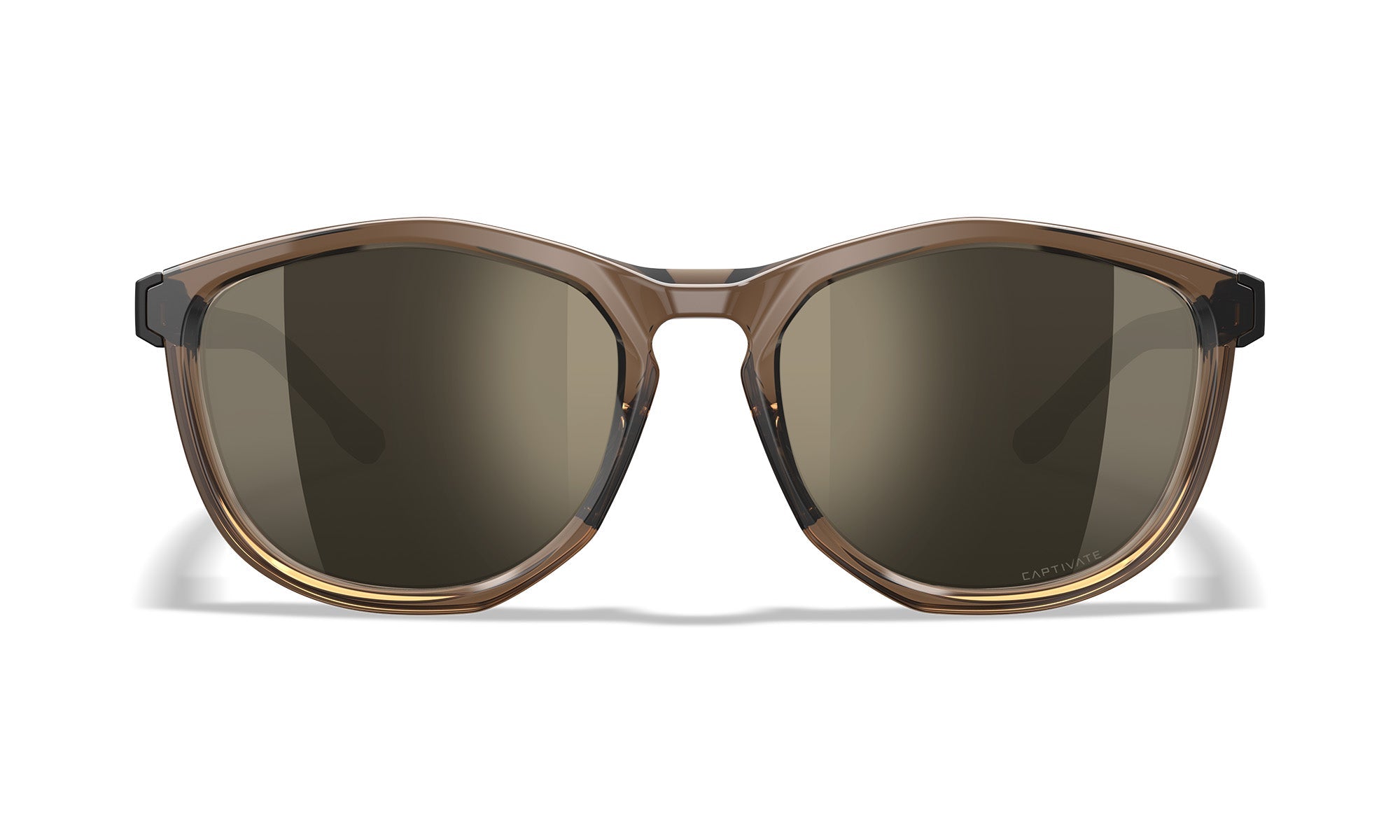Wiley X WX BRAVO — Captivate – Wolframspiegel – Grau, Glanzkristallbraun/Mattschwarz