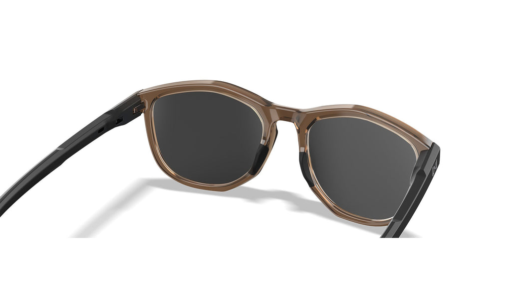 Wiley X WX BRAVO — Captivate – Wolframspiegel – Grau, Glanzkristallbraun/Mattschwarz
