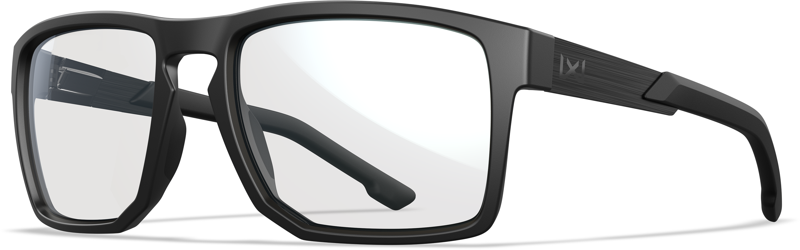 Wiley X WX APEX — Captivate Polarized - Tungsten Mirror - Grey, Matte Black by Wiley X - Tactical Sunglasses