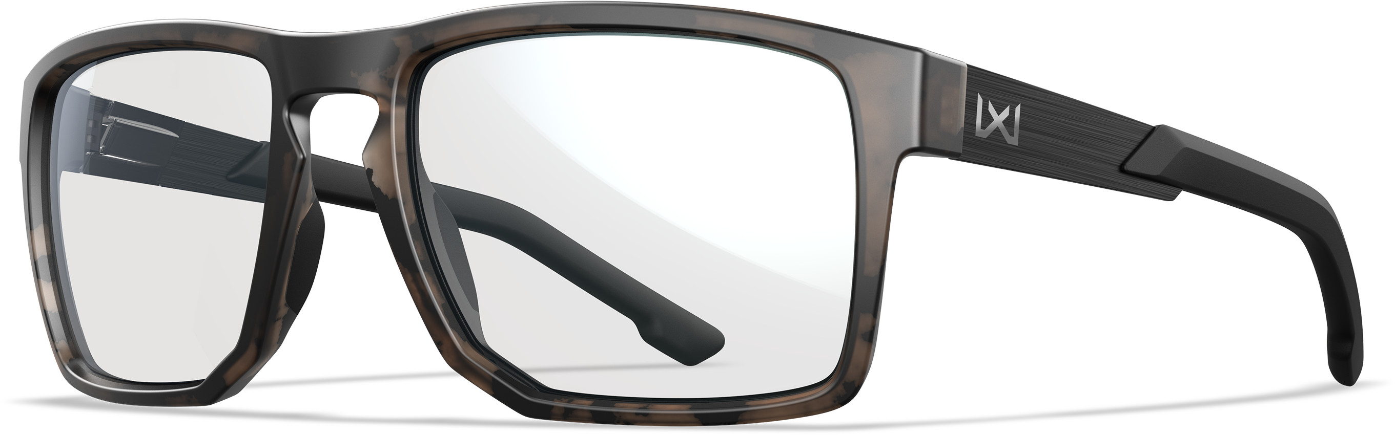 Wiley X WX APEX — Captivate Polarized - Black Mirror - Grey, Matte Tortoise Brown by Wiley X - Tactical Sunglasses