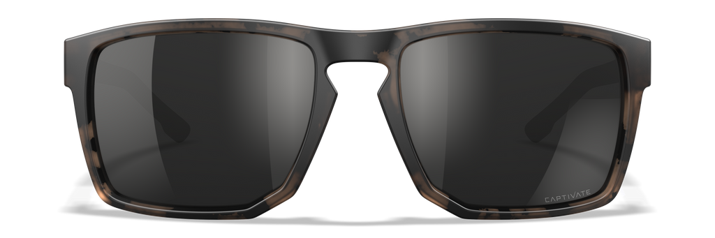 Wiley X WX APEX — Captivate Polarized - Black Mirror - Grey, Matte Tortoise Brown by Wiley X - Tactical Sunglasses