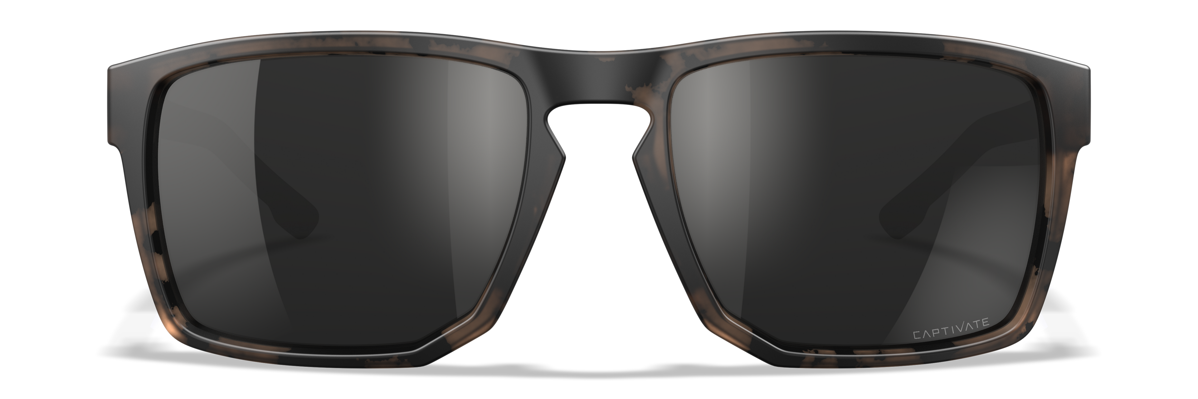 Wiley X WX APEX — Captivate Polarized - Black Mirror - Grey, Matte Tortoise Brown by Wiley X - Tactical Sunglasses