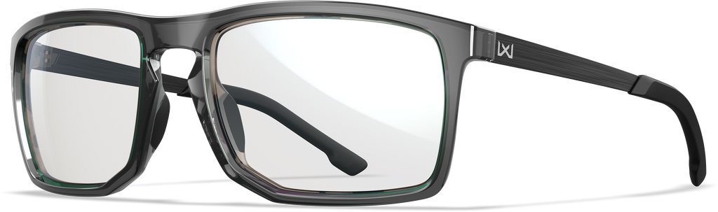 Wiley X WX AXE — Captivate Polarized - Green Mirror - Amber, Gloss Crystal Grey by Wiley X - Tactical Sunglasses