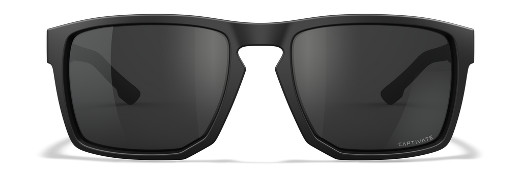 Wiley X WX FOUNDER — Captivate Grey, Black Ops - Matte Black by Wiley X - Tactical Sunglasses