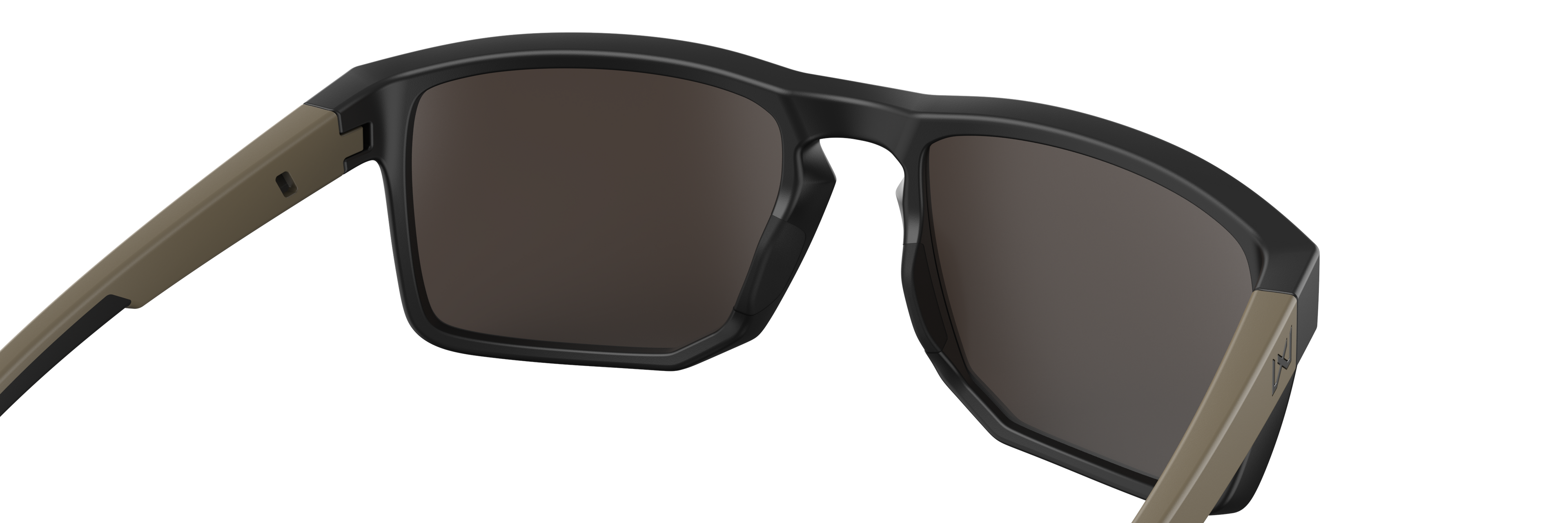 Wiley X WX FOUNDER — Captivate - Tungsten Mirror - Grey, Matte Black/Tan by Wiley X - Tactical Sunglasses