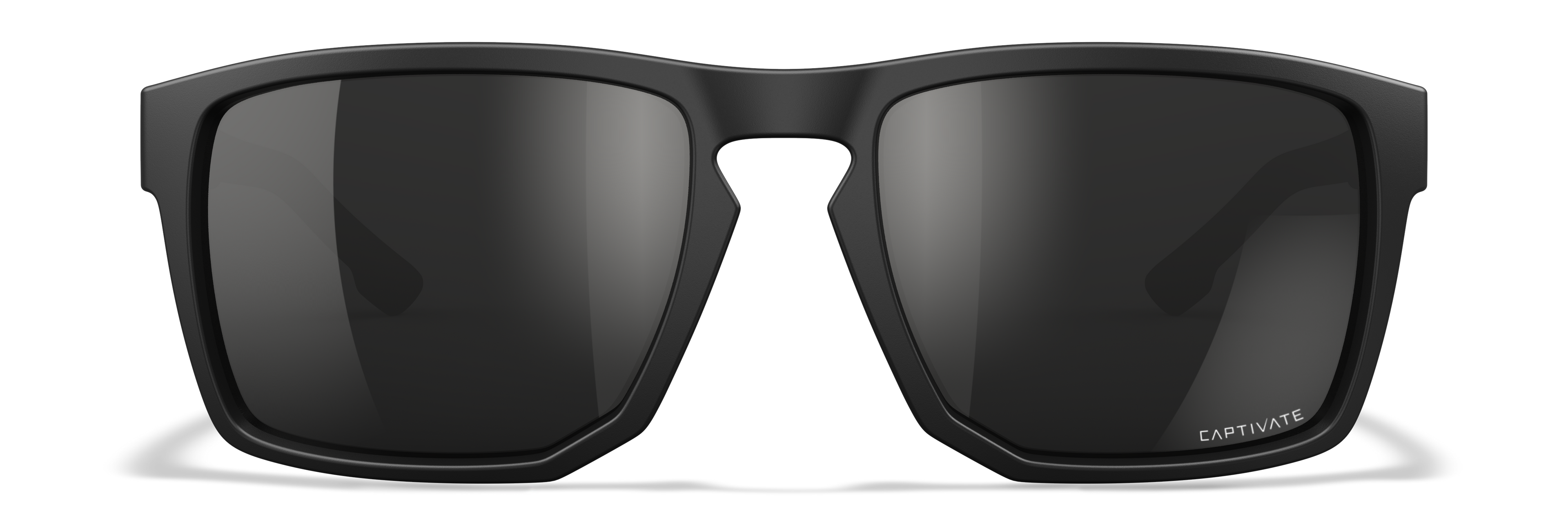Wiley X WX FOUNDER — Captivate Polarized - Black Mirror - Grey, Matte Black by Wiley X - Tactical Sunglasses
