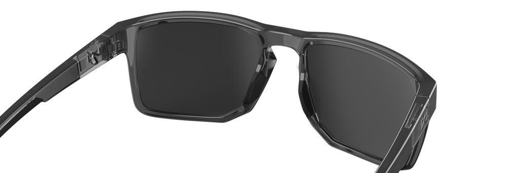Wiley X WX FOUNDER — Captivate Polarized - Blue Mirror -  Grey, Gloss Crystal Grey by Wiley X - Tactical Sunglasses