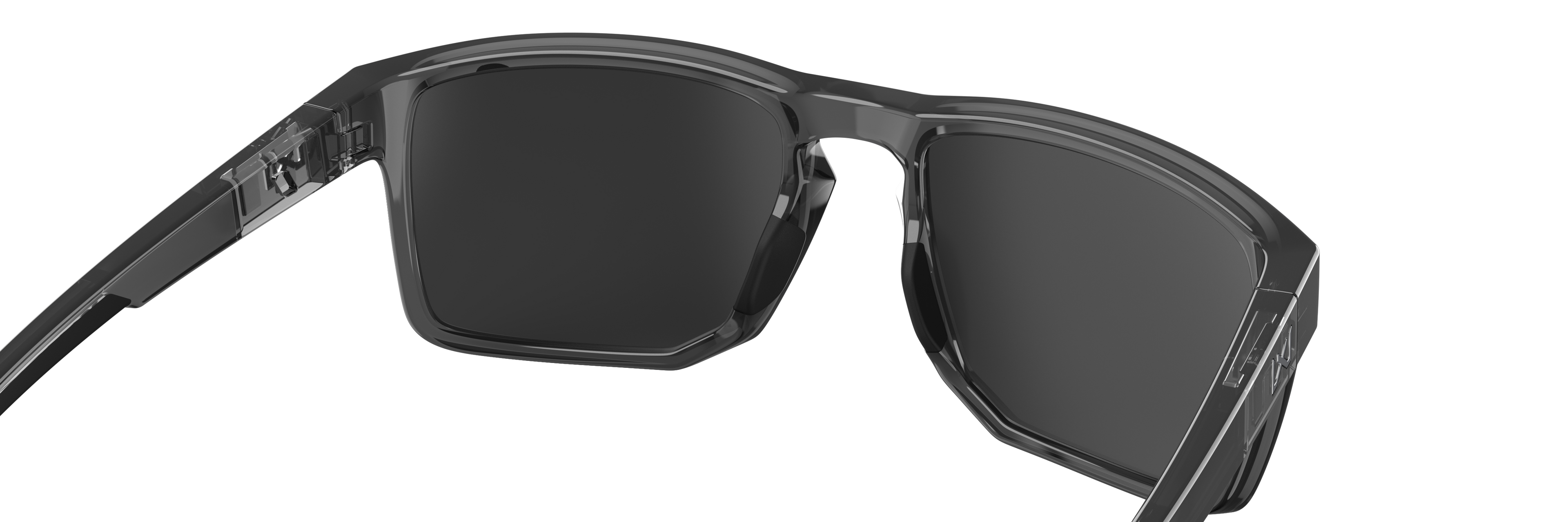 Wiley X WX FOUNDER — Captivate Polarized - Blue Mirror -  Grey, Gloss Crystal Grey by Wiley X - Tactical Sunglasses