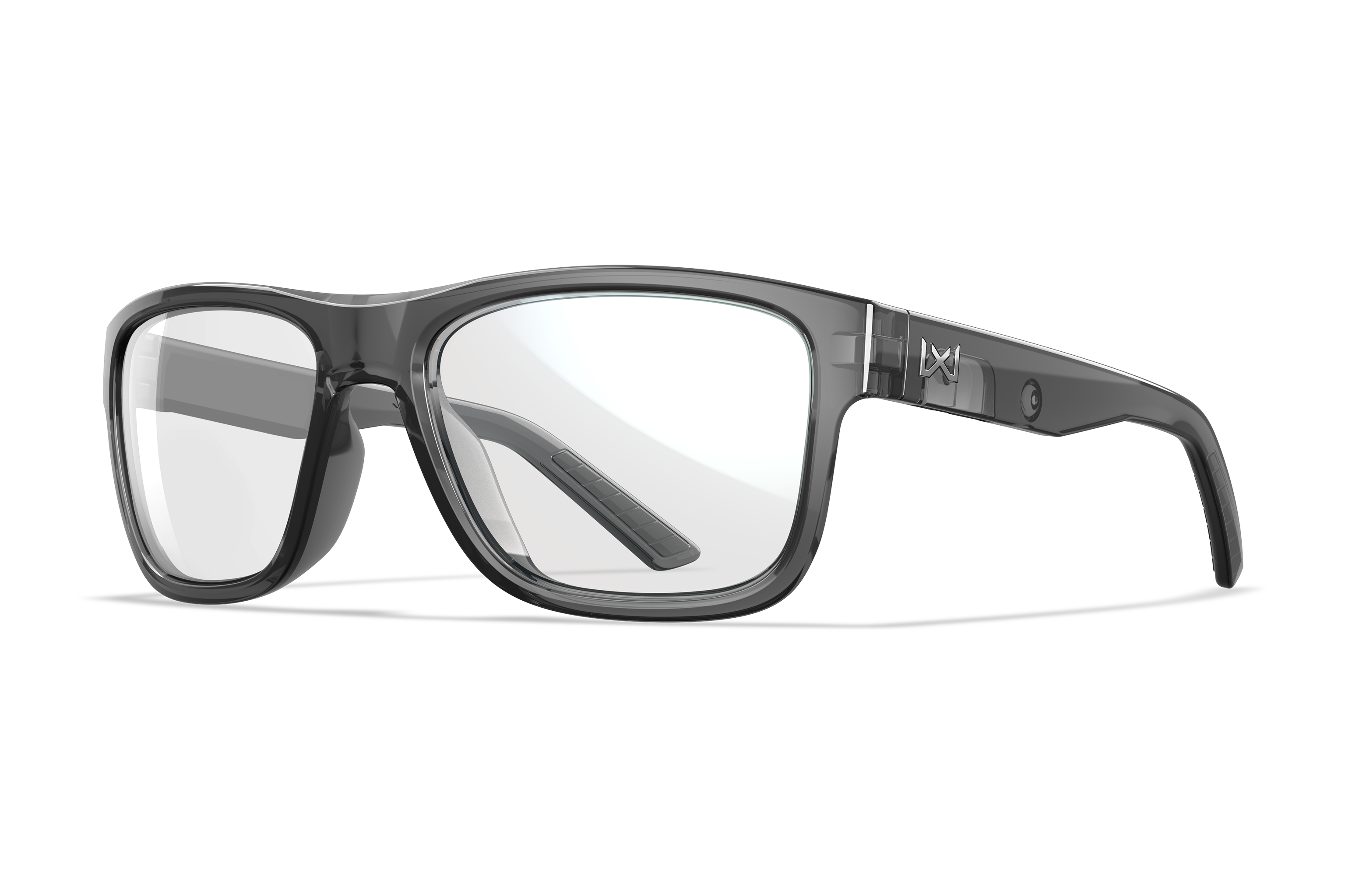 Wiley X WX OVATION — Captivate Polarized - Blue Mirror -  Grey, Gloss Crystal Dark Grey by Wiley X - Tactical Sunglasses