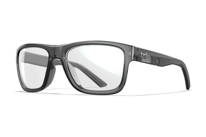 Wiley X WX OVATION — Captivate Polarized - Blue Mirror -  Grey, Gloss Crystal Dark Grey