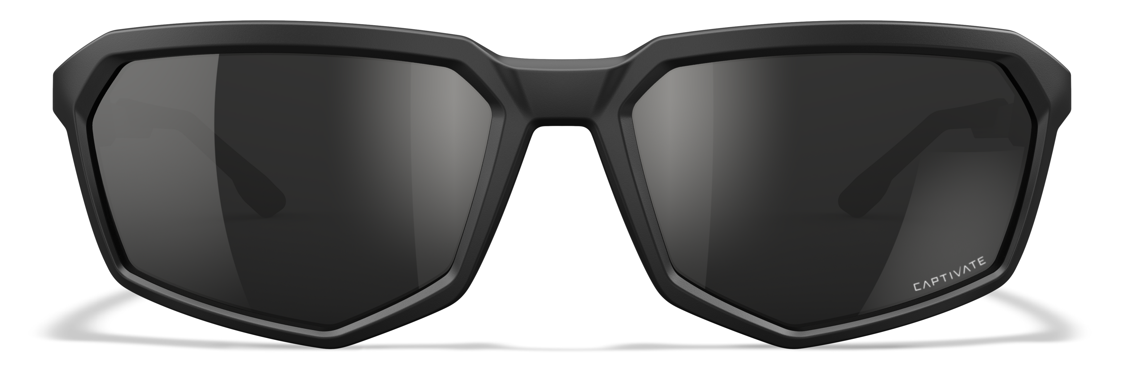 Wiley X WX RECON — Captivate Polarized - Black Mirror - Grey, Matte Black by Wiley X - Tactical Sunglasses