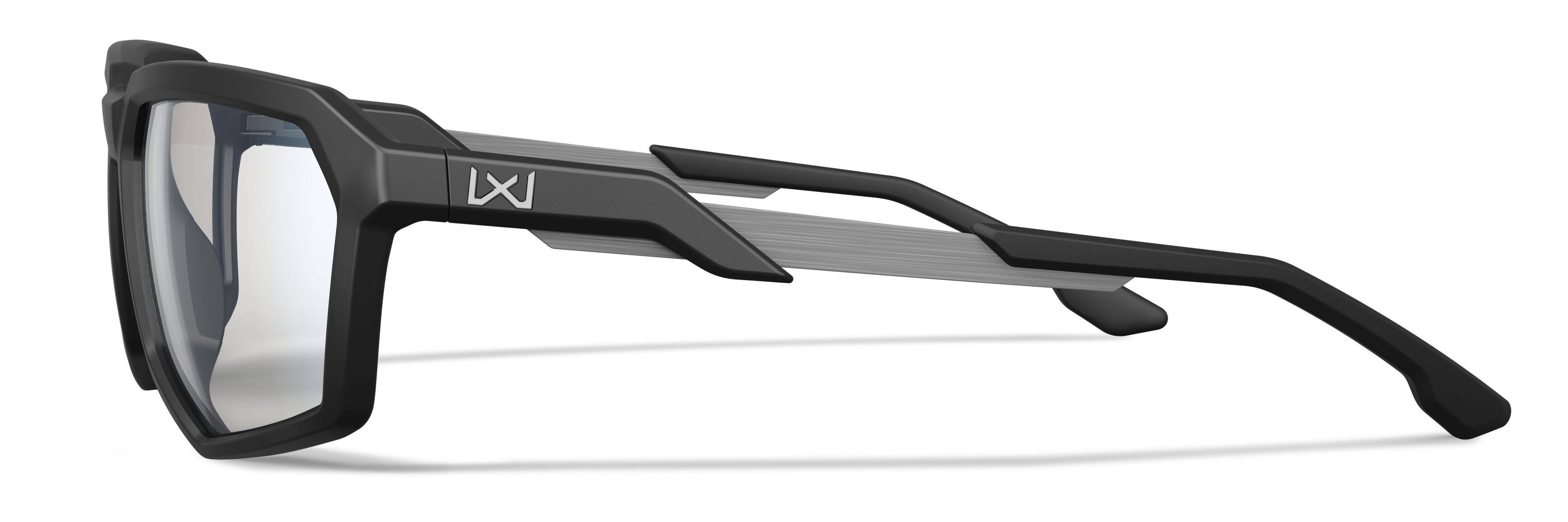 Wiley X WX RECON — Captivate Polarized - Black Mirror - Grey, Matte Black by Wiley X - Tactical Sunglasses