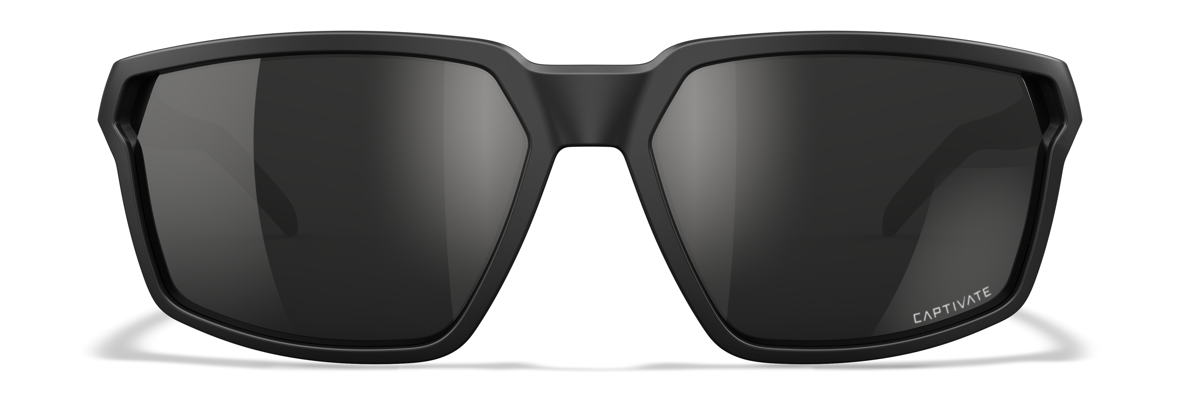 Wiley X WX SIERRA — Captivate Polarized - Black Mirror - Grey, Matte Black by Wiley X - Tactical Sunglasses