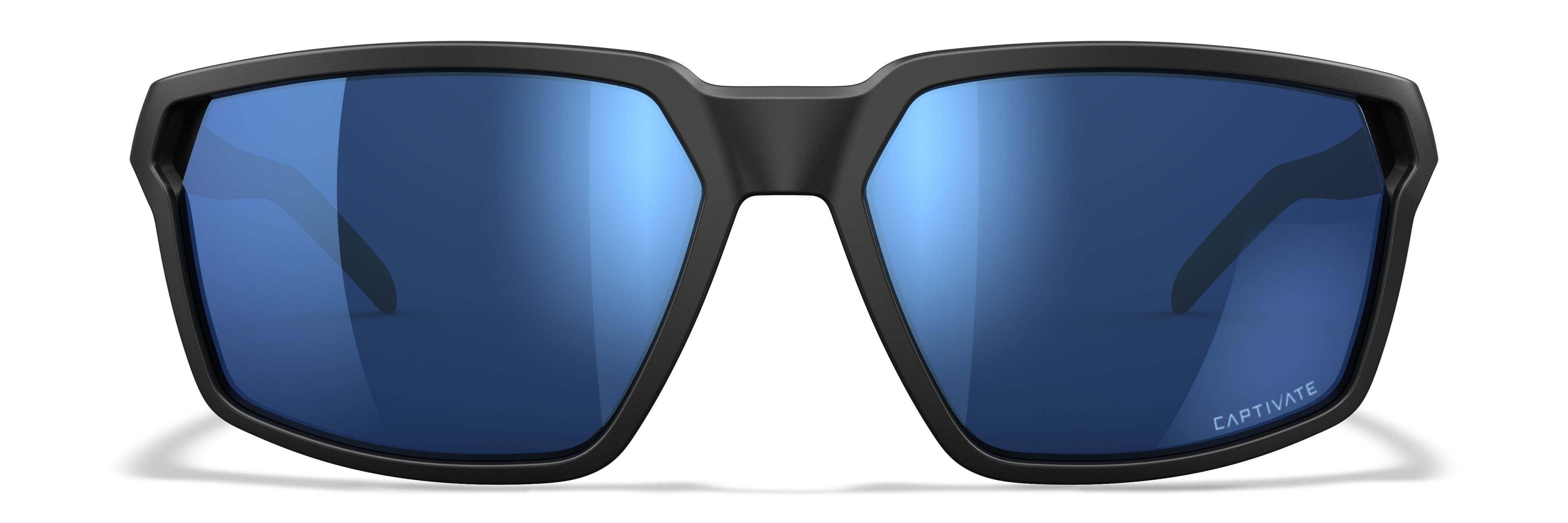 Wiley X WX SIERRA — Captivate Polarized - Blue Mirror -  Grey, Matte Black by Wiley X - Tactical Sunglasses