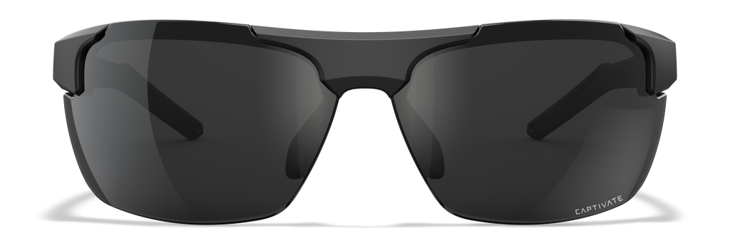Wiley X WX PRIME — Captivate Grey, Matte Black by Wiley X - Tactical Sunglasses