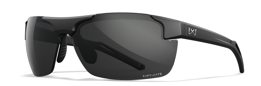 Wiley X WX PRIME — Captivate Grey, Matte Black by Wiley X - Tactical Sunglasses