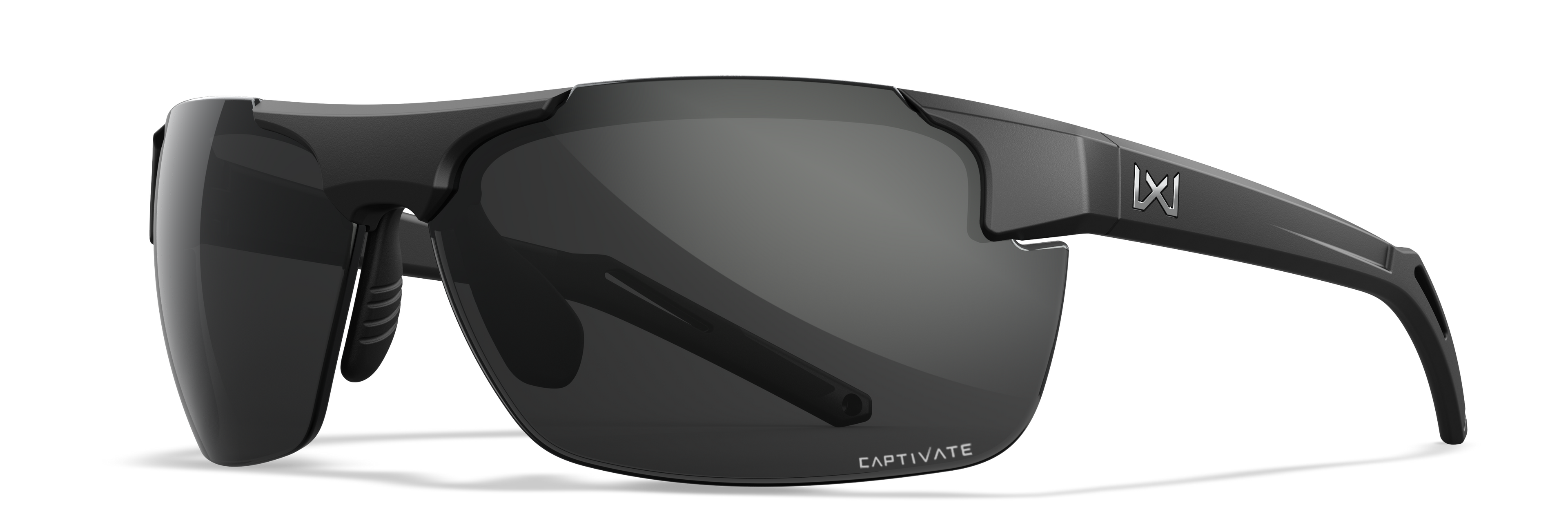 Wiley X WX PRIME — Captivate Grey, Matte Black by Wiley X - Tactical Sunglasses