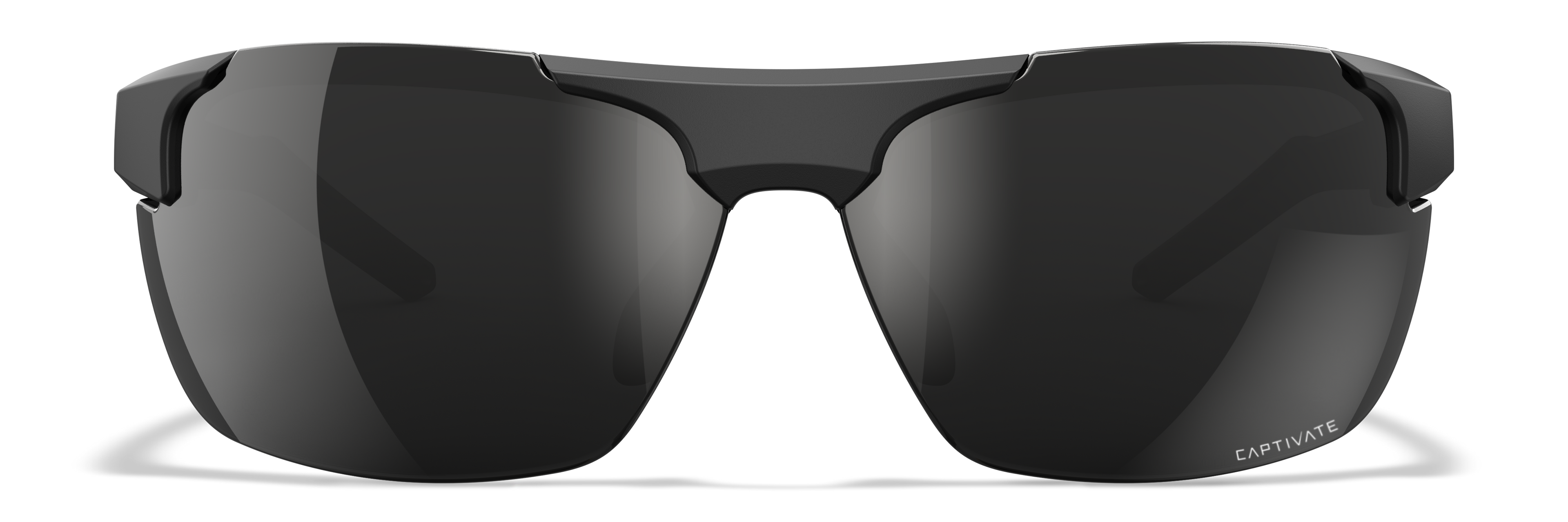 Wiley X WX PRIME — Captivate Polarized - Black Mirror - Grey, Matte Black by Wiley X - Tactical Sunglasses